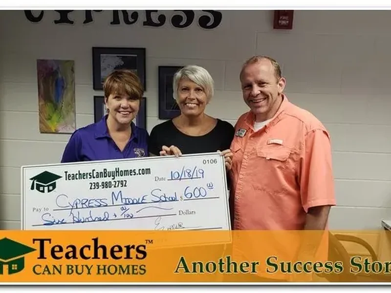Cindy — Cypress Lake Middle — Lee County FL teacher home buyer
