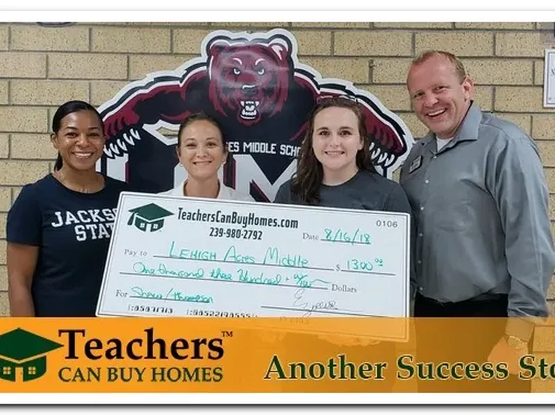 Principal Watson accepts $1300 donation from TeachersCanBuyHomes