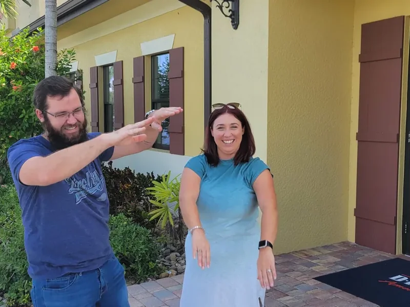Zach and Demi who works — LHSH — Lee County FL teacher home buyer